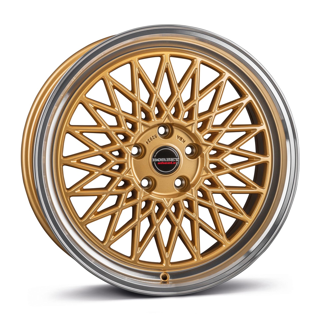 BORBET B GOLD RIM POL 7.5x16 5/120 ET30 CB72.5