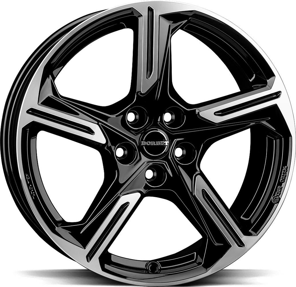 BORBET XE1 BLACK POL 7.5x18 5/108 ET49 CB65.1