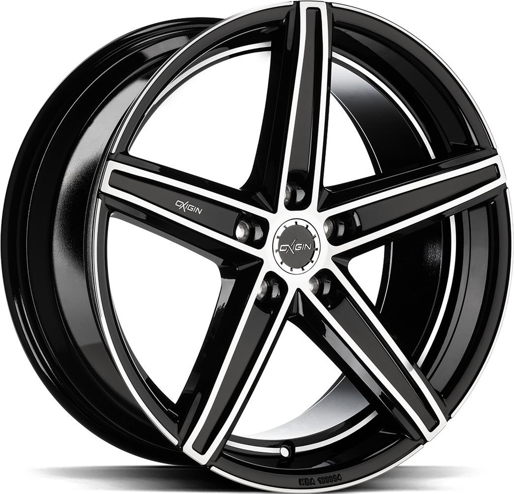 OXGIN EVOLUTION BLACK FULL POL 9.5x19 5/112 ET25 CB66.6