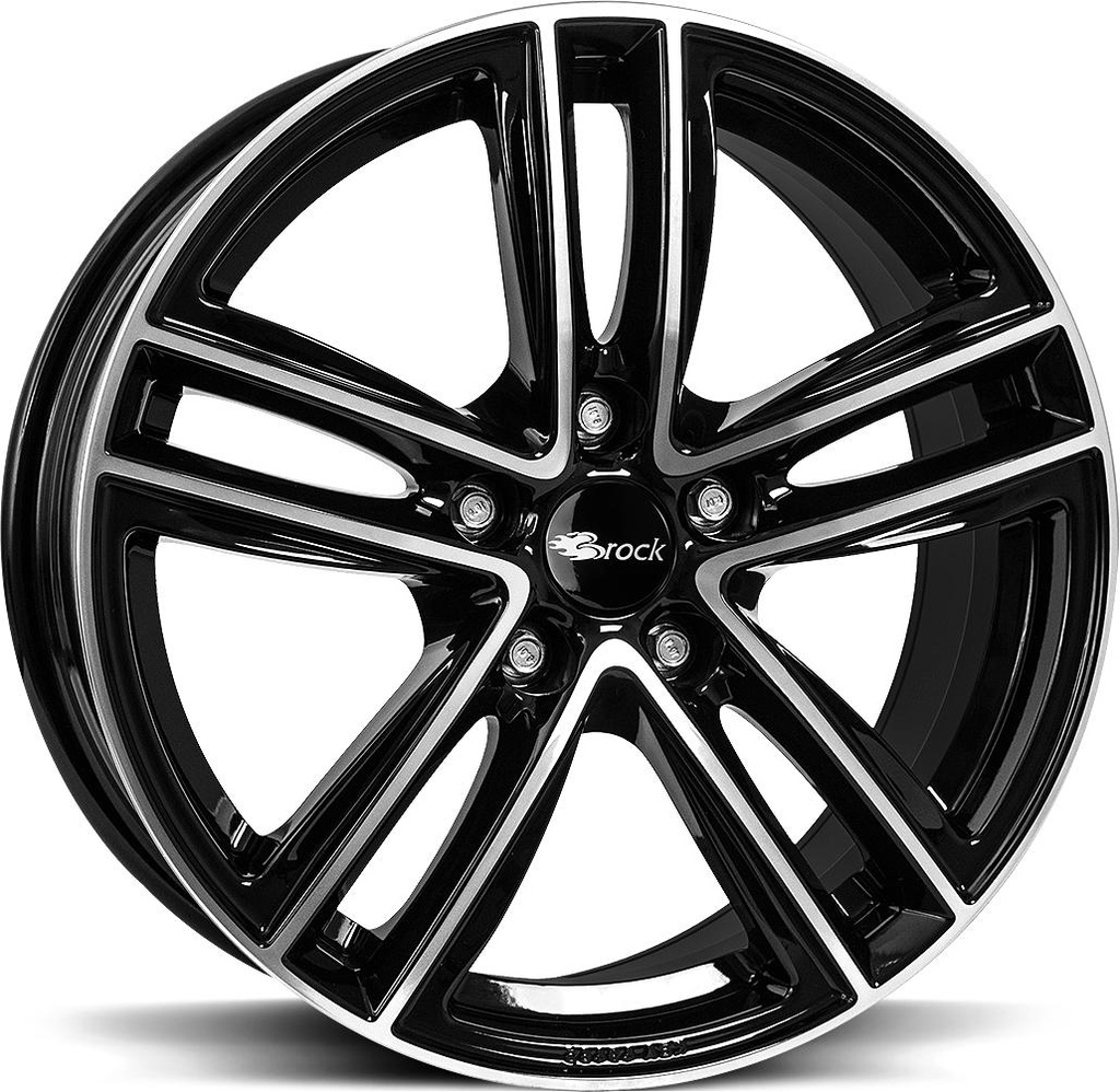 BROCK RC27 BLACK FULL POL 6.5x16 5/100 ET40 CB57.1