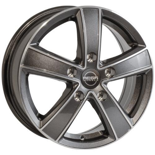 STATUSFÄLGAR HERCULES 5 ANTHRACITE GREY FRONT POLISHED 6.5x16 5/120 ET44 CB65.1