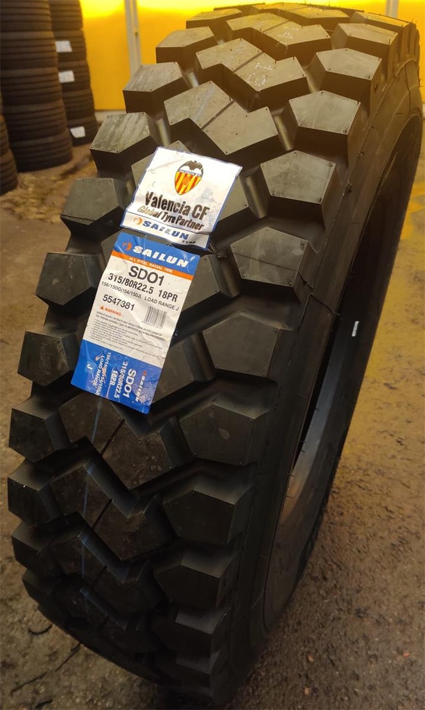 13.00R22.5 156/150G SAILUN SDO1 XL DRIVE 18PR OFF ROAD