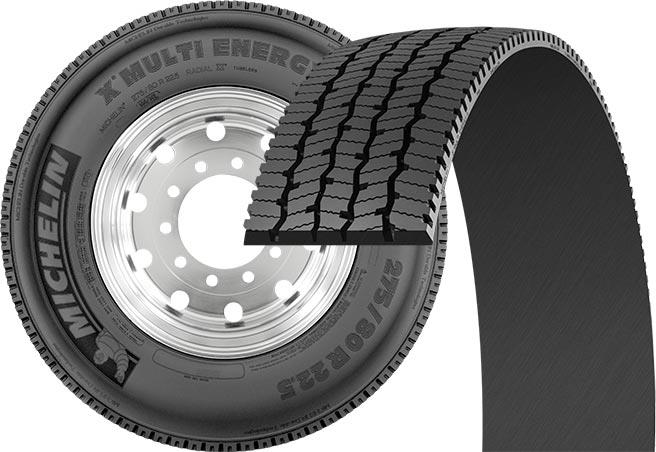 315/80R22.5 156/150L MICHELIN X MULTI ENERGY D DRIVE 20PR