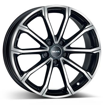MAK DAVINCI BLK/POL 7.5x18 5/114.3 ET51 CB67.1
