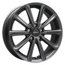 MEGA WHEELS VIRGO DARK MAT ANTHRACITE GREY 6.5x16 4/100 ET49 CB54.1