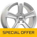 MEGA WHEELS LEO SILVER 6.5x16 5/108 ET40 CB65.1