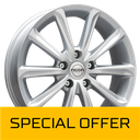 MEGA WHEELS VIRGO SILVER 7x17 5/114.3 ET47 CB73.2