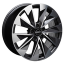 MEGA WHEELS ZENITH ANTHRACITE GREY FRONT POLISHED 8.5x21 5/112 ET40 CB57.1
