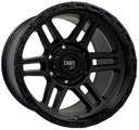 STATUSFÄLGAR D111 FLATBLACK 9x17 6/139.7 ET12 CB106.1