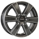 STATUSFÄLGAR HERCULES 6 ANTHRACITE GREY FRONT POLISHED 6.5x17 6/120 ET50 CB74.6