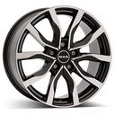 MAK HIGHLANDS BLK/POL 8.5x20 5/108 ET45 CB63.4