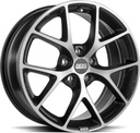 BBS SR VOLC GREY DIAM CUT 7.5x17 5/108 ET45 CB70
