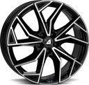 ALUTEC ADX.02 DIAM BLACK POL 7.5x18 4/100 ET38 CB63.4