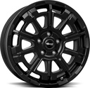BROCK B45 SATIN BLACK MATT 7x17 5/120 ET47 CB65.1