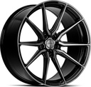 VOSSEN HF3 DOUBLE TINTED GLOSS BLACK 9.5x19 5/120 ET40 CB72.6