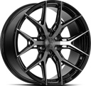 VOSSEN HF6.4 TINTED GLOSS BLACK 9x18 6/135 ET0 CB87.1