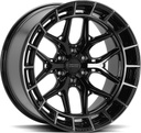 VOSSEN HFX1 TINTED GLOSS BLACK 9x17 6/139.7 ET0 CB106.1