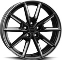 BORBET LX19 BLACK MATT SILV SPOKE RIM 8x19 5/112 ET40 CB66.5
