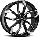 BROCK RC34 BLACK FULL POL 6.5x16 4/100 ET45 CB54.1