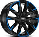RONAL R71 JET BLACK MATT BLUE TINTED MAT 8.5x20 5/120 ET41.5 CB72.5